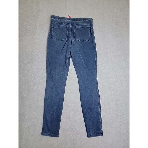 Spanx Jeans Womens Large 30x29 Skinny Mid Rise Light Blue Stretch Modern City - Picture 14 of 15